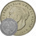 2 марки 1975, J, Теодор Хойс, 20 лет Федеративной Республике (1949-1969) [Германия]