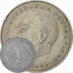 2 марки 1978, J, Конрад Аденауэр, 20 лет Федеративной Республике (1949-1969) [Германия]