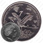 20 центов 2001, северные территории [Австралия]