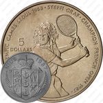 5 долларов 1987, Штеффи Граф [Австралия]