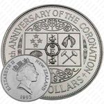 5 долларов 1993, 40 лет коронации Королевы Елизаветы II [Австралия]