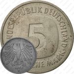 5 марок 1975, D, знак монетного двора: "D" - Мюнхен [Германия]