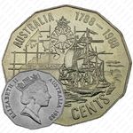 50 центов 1988, 200 лет Австралии [Австралия]
