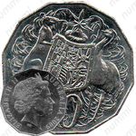 50 центов 2009, герб [Австралия]