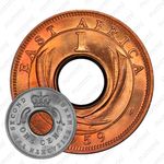 1 цент 1959, KN, знак монетного двора: "KN" - Кингз Нортон Металл, Бирмингем [Восточная Африка]