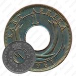 1 цент 1961, H, знак монетного двора: "H" - Хитон, Бирмингем [Восточная Африка]
