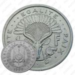 1 франк 1999 [Джибути]