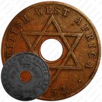 1 пенни 1952, KN, знак монетного двора: "KN" - Кингз Нортон Металл, Бирмингем [Британская Западная Африка]