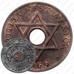 1 пенни 1956, H, знак монетного двора: "H" - Хитон, Бирмингем [Британская Западная Африка]