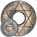 1/10 пенни 1925, H, знак монетного двора: "H" - Хитон, Бирмингем [Британская Западная Африка]