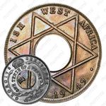 1/10 пенни 1949, H, знак монетного двора: "H" - Хитон, Бирмингем [Британская Западная Африка]