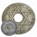 1/2 пенни 1937, H, знак монетного двора: "H" - Хитон, Бирмингем [Британская Западная Африка]