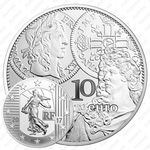 10 евро 2017, луидор [Франция] Proof