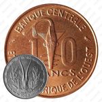 10 франков 1968 [Западная Африка (BCEAO)]