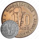 10 франков 1976 [Западная Африка (BCEAO)]