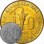 10 франков 1985 [Западная Африка (BCEAO)]