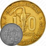 10 франков 1987 [Западная Африка (BCEAO)]