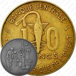 10 франков 1991 [Западная Африка (BCEAO)]