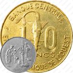 10 франков 2002 [Западная Африка (BCEAO)]