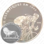 10 франков 2006, велосипед [Демократическая Республика Конго] Proof