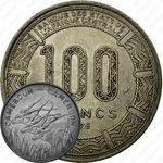 100 франков 1975 [Габон]