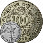 100 франков 1990 [Западная Африка (BCEAO)]