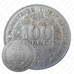100 франков 1991 [Западная Африка (BCEAO)]