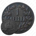 1 геллер 1906, J, знак монетного двора "J" — Гамбург [Восточная Африка]