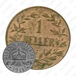 1 геллер 1911 [Восточная Африка]
