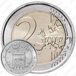 2 евро 2016, регулярный чекан Сан-Марино [Сан-Марино]