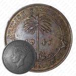 2 шиллинга 1947, H, знак монетного двора: "H" - Хитон, Бирмингем [Британская Западная Африка]