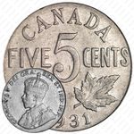 5 центов 1931 [Канада]