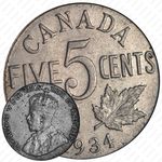 5 центов 1934 [Канада]