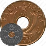 5 центов 1934 [Восточная Африка]