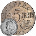 5 центов 1936 [Канада]
