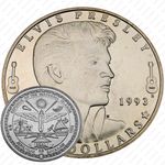 5 долларов 1993, Элвис Пресли [Австралия] Proof