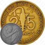 25 франков 1989 [Западная Африка (BCEAO)]