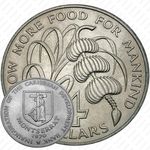 4 доллара 1970, FAO (ФАО) [Монтсеррат]