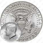 50 центов 2018, D, Kennedy Half Dollar (Кеннеди) [США]