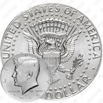 50 центов 2018, P, Kennedy Half Dollar (Кеннеди) [США]