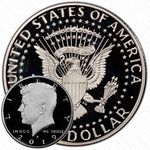 50 центов 2018, S, Kennedy Half Dollar (Кеннеди) [США] Proof