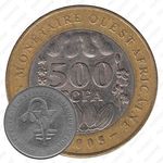 500 франков 2005 [Западная Африка (BCEAO)]