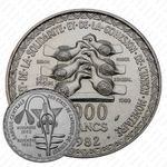 5000 франков 1982, 20 лет валютному союзу [Западная Африка (BCEAO)]