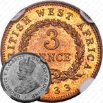 3 пенса 1933 [Британская Западная Африка]