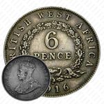6 пенсов 1916 [Британская Западная Африка]