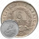 6 пенсов 1920, серебро [Британская Западная Африка]