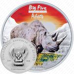 240 франков 2008, носорог [Республика Конго] Proof
