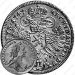 6 крейцеров 1747, Мария Терезия - Орел с гербом Штирии на груди [Австрия]