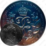 1 доллар 1990, 90 лет со дня рождения Королевы-Матери [Бермудские Острова]