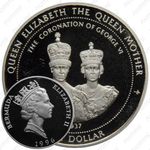 1 доллар 2000, Королева-Мать - Коронация Георга VI [Бермудские Острова]